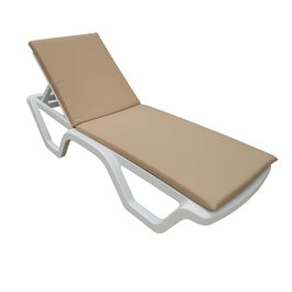 Atelier Del Sofa Cojín para Tumbona Beige 100x60x80 cm